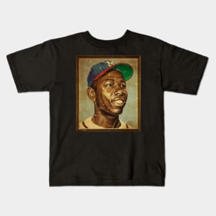 Hank Aaron [Frame Vintage] Kids T-Shirt